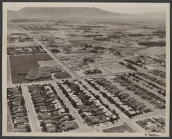 Aerial photograph of Von Tobel Junior High School, Las Vegas, Nevada, June 5, 1973