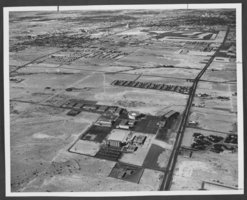 Aerial photograph of the University of Nevada, Las Vegas, Nevada, November, 1967