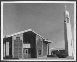 Photograph of Saint Christopher's Catholic Church, North Las Vegas, Nevada, circa 1960s-1970s