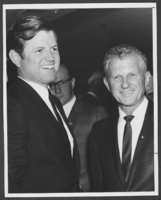 Photograph of North Las Vegas Mayor William L. Taylor and Senator Ted Kennedy, North Las Vegas, Nevada, May, 1969