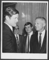 Photograph of North Las Vegas Mayor William L. Taylor, Senator Ted Kennedy, North Las Vegas, Nevada, May, 1969