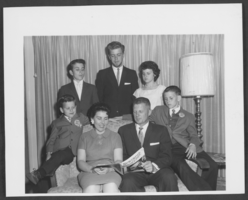 Photograph of William L. Taylor and his family, Las Vegas, April 19, 1961