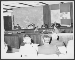Photograph of North Las Vegas city council meeting, Las Vegas, November 20, 1973