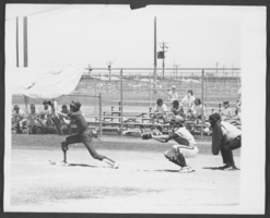 Photograph of a baseball game at Rancho High School, North Las Vegas, Nevada, circa 1970s