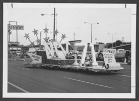 Photograph of a float at the North Las Vegas 25th anniversary parade, North Las Vegas, Nevada, April-May, 1971