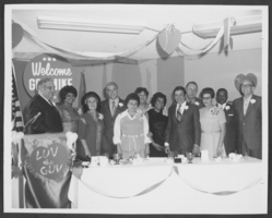 Photograph of incoming officials of the North Las Vegas Democratic Club, North Las Vegas, Nevada, circa 1970s