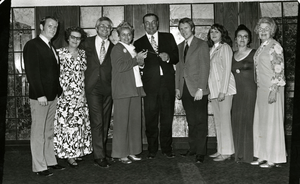 Photograph of North Las Vegas Democratic Club's new officers, North Las Vegas, Nevada, February 19, 1974