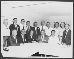 Photograph of North Las Vegas Chamber of Commerce officers, North Las Vegas, Nevada, July, 1966