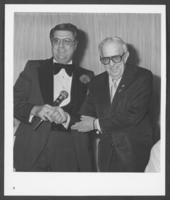 Photograph of Fred Lewis and Walter Kane, taken during the festivities marking the opening of the Fashion Show Mall, Las Vegas, Nevada, March 18, 1979