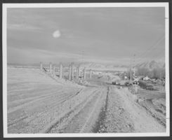 Photograph of overpass construction, North Las Vegas, circa early 1970s