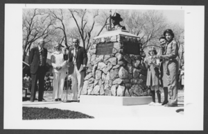 Photograph of people at Frank T. Crowe Memorial Park, Boulder City, Nevada, March 15, 1981