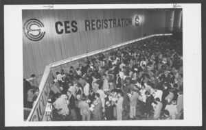 Photograph of Consumer Electronics Show, Las Vegas, January 9, 1981