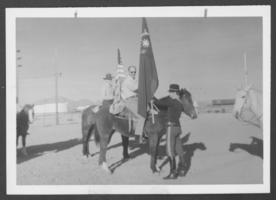 Photograph of cavalry pony soldiers, January 17, 1975