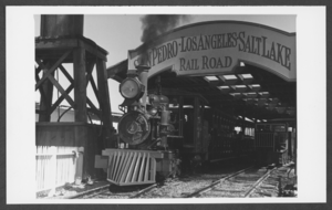 Photograph of railroad reproduction, Las Vegas, 1980