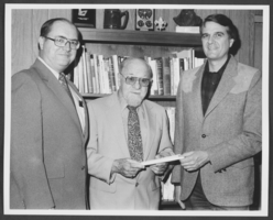 Photograph of people at the establishment of the Vanda Endowment, Las Vegas, 1984