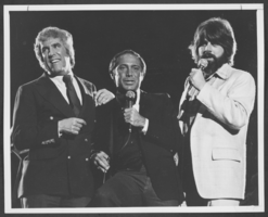 Photograph of Burt Bacharach, Paul Anka, and Michael McDonald, Las Vegas, circa 1970s