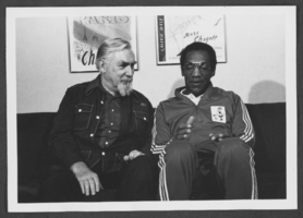 Photograph of Joe Delaney and Bill Cosby, Las Vegas, Nevada, circa 1970s