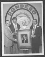 Photograph of Harvey Dondero, Kenny Guinn, and Helen Cannon, Las Vegas, Nevada, 1977