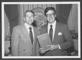 Photograph of Stanley Paher and Robert List, 1981