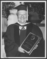 Photograph of Senator Howard Cannon with an award, Las Vegas, May 1981