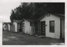Photograph of cabins to be removed, North Las Vegas, circa early 1960s