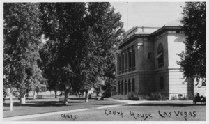 Photograph of Clark County Courthouse, Las Vegas, Nevada, circa 1920s-1930s