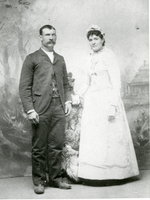 Photograph of George and Maribah Edwards, December 8, 1891