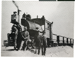 Photograph of railroad workers, Nevada, circa 1920s