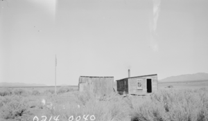 Photograph of Cave Valley School, Lincoln County, Nevada, 1938.
