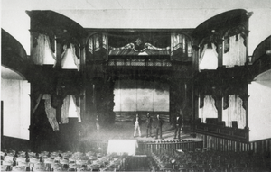 Photograph of the interior of Piper's Opera House, Virginia City, Nevada, 1890s-1910s