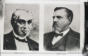 Photograph of William S. O' Brien and James C. Flood, circa 1860s-1888