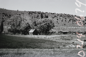 Photograph of Butch Cassidy cabin and ranch, near Circleville, Utah, 1979