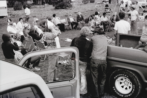 Photograph of Woods family reunion, Springerville, Arizona, August 1979