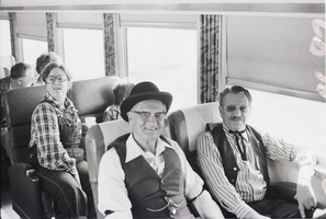 Film transparency of the Las Vegas Day train ride, Las Vegas, circa 1980