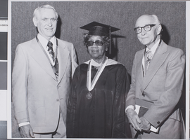 Slide of commencement ceremony at University of Nevada, Las Vegas, 1977