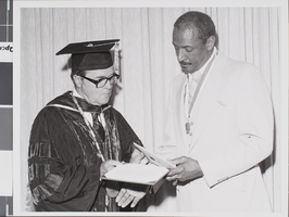 Slide of graduation ceremony at University of Nevada, Las Vegas, circa 1970s
