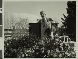 Slide of dedication ceremony at University of Nevada, Las Vegas, circa mid 1970s