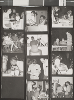 Slide of students registering for class, University of Nevada, Las Vegas, circa Fall 1971