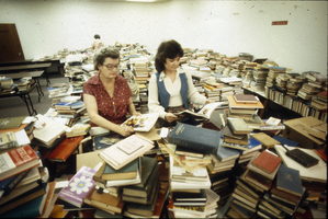 Slide of book sale, University of Nevada, Las Vegas, circa 1985-1986