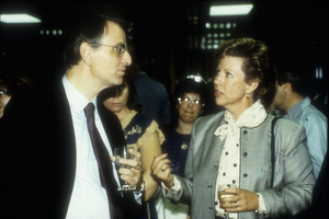 Slide of Carl Sagan and Caroline Sparks, University of Nevada, Las Vegas, September 28, 1986