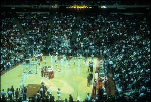 Slide of basketball game, University of Nevada, Las Vegas, circa 1984