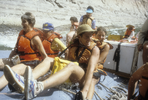 Slide of river expedition, circa mid 1980s