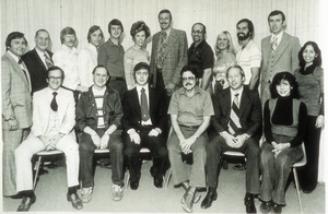 Slide of Alumni board, University of Nevada, Las Vegas, circa 1978