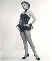 Photograph of Ffolliott Charlton in costume, 1954