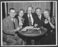 Photograph of Wilbur Clark and guests, Las Vegas, Nevada, April 1951