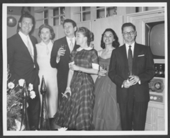 Photograph of Wilbur Clark's birthday party, Las Vegas, December 27, 1956