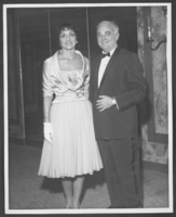 Photograph of Toni and Wilbur Clark, location unknown, circa 1950s