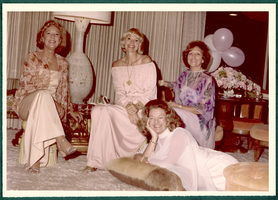 Photograph of a party at the Wilbur Clark Residence, Las Vegas, Nevada, 1975