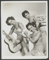 Photograph of the Malagon Sisters, Las Vegas, 1955