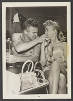 Photograph of Tab Hunter and Lori Nelson, Las Vegas, circa 1955